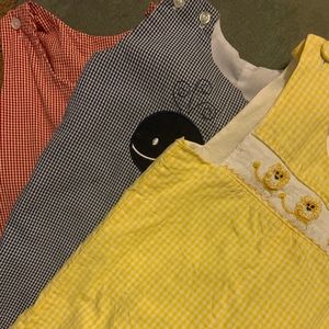 Set of 3 Baby Boy JonJons or Shortalls